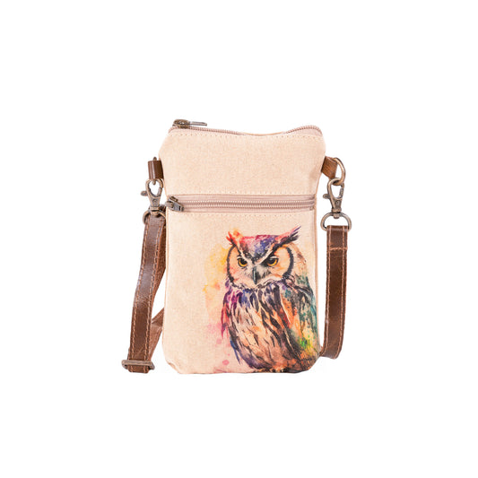 Owl Cellphone Sling Crossbody Bag Cott N Curls