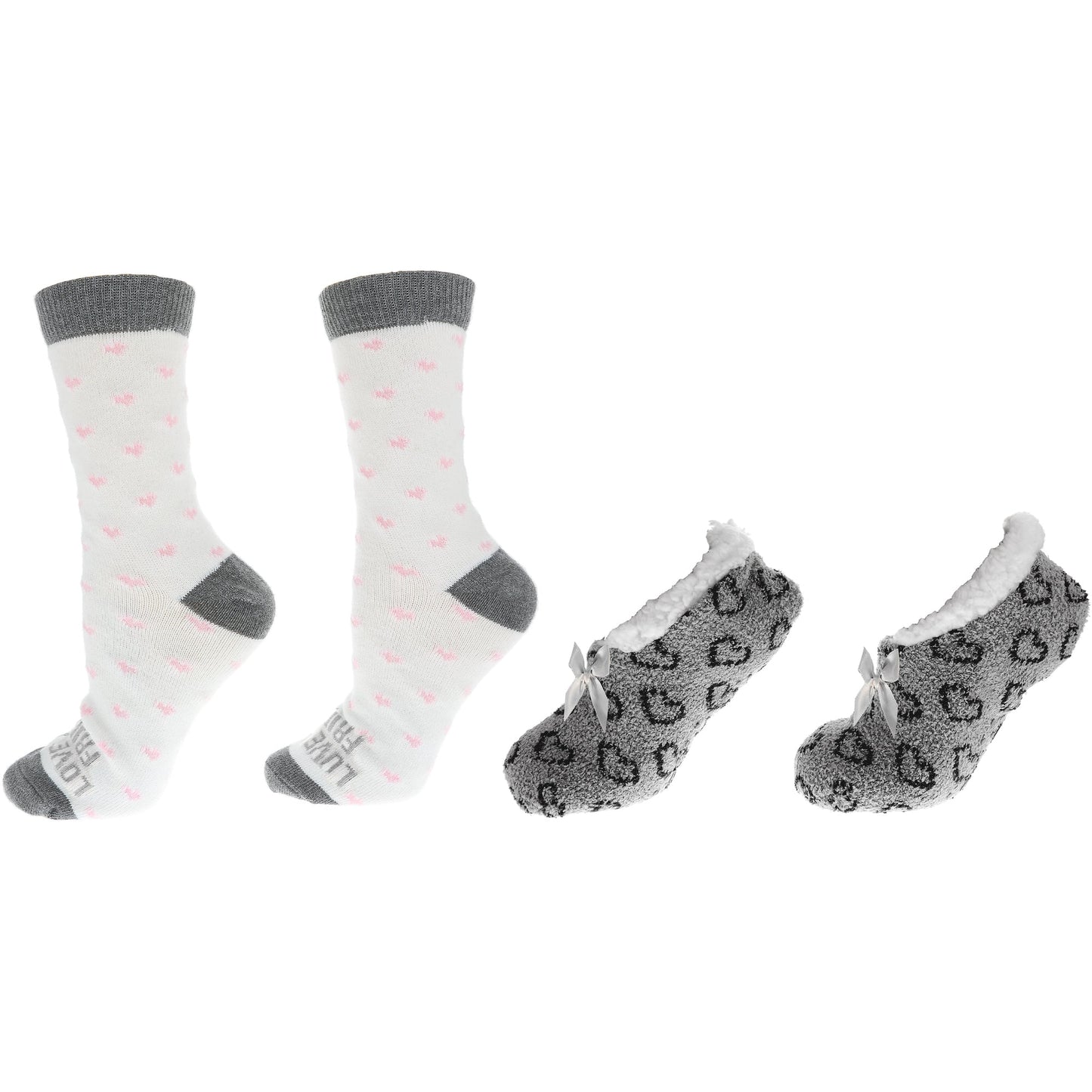 Love You Friend - Slipper & Sock Gift Set