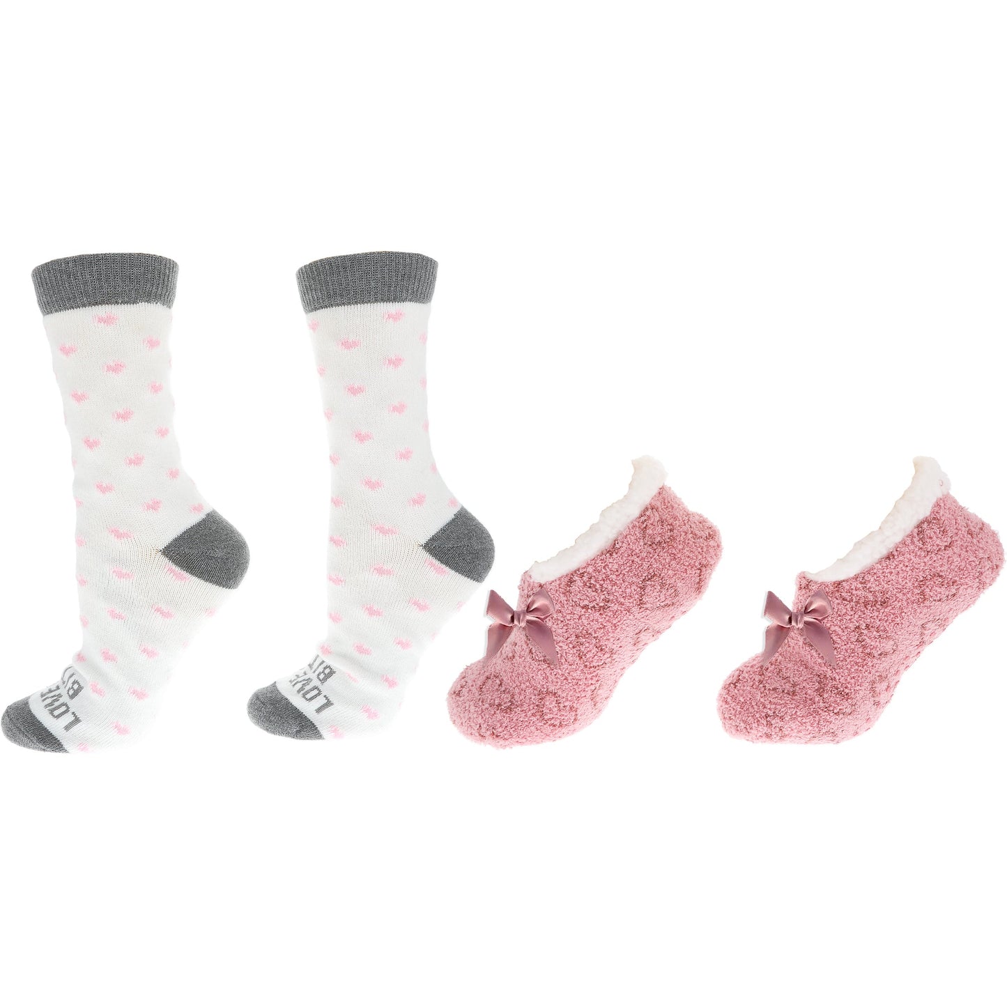 Love You Bitch - Slipper & Sock Gift Set