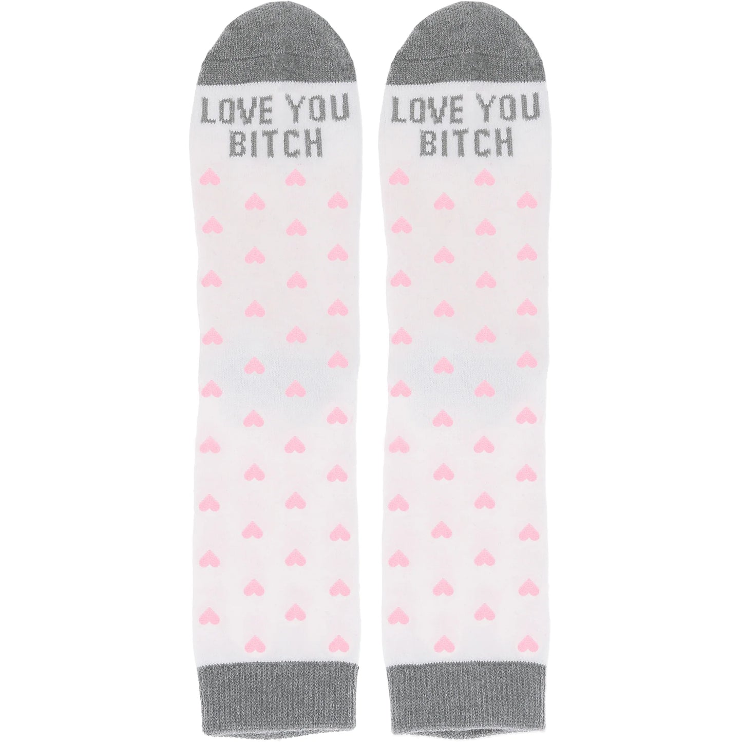 Love You Bitch - Slipper & Sock Gift Set