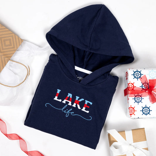 Lake Life - Hooded French Terry Cover Up Size: 2T-3T