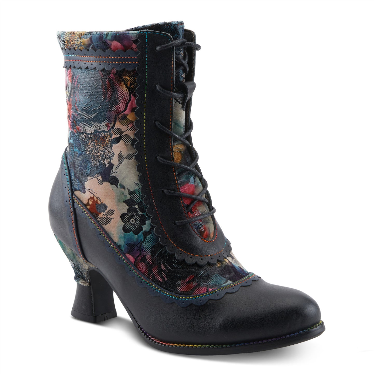 Bewitch-Prit-NM baroque-inspired lace-up boot by L`ARTISTE