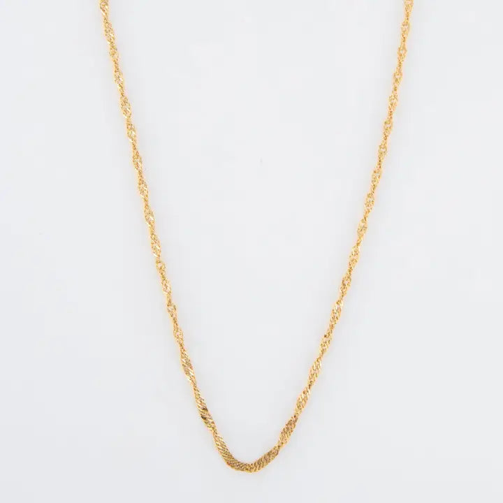 Twisted Chain Necklace Narelle Waterproof Jewelry