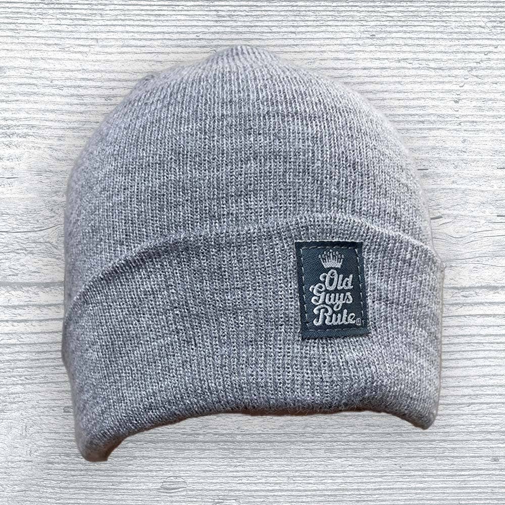 Classic Beanie Heather Grey Old Guys Rule