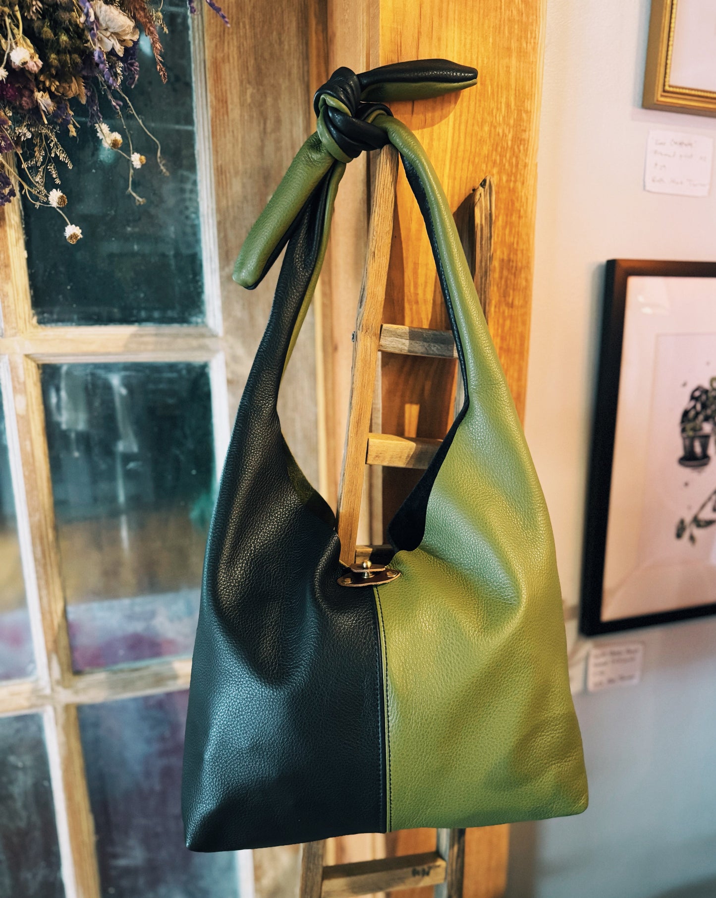 The Knotted Market Leather Tote Vol. 1