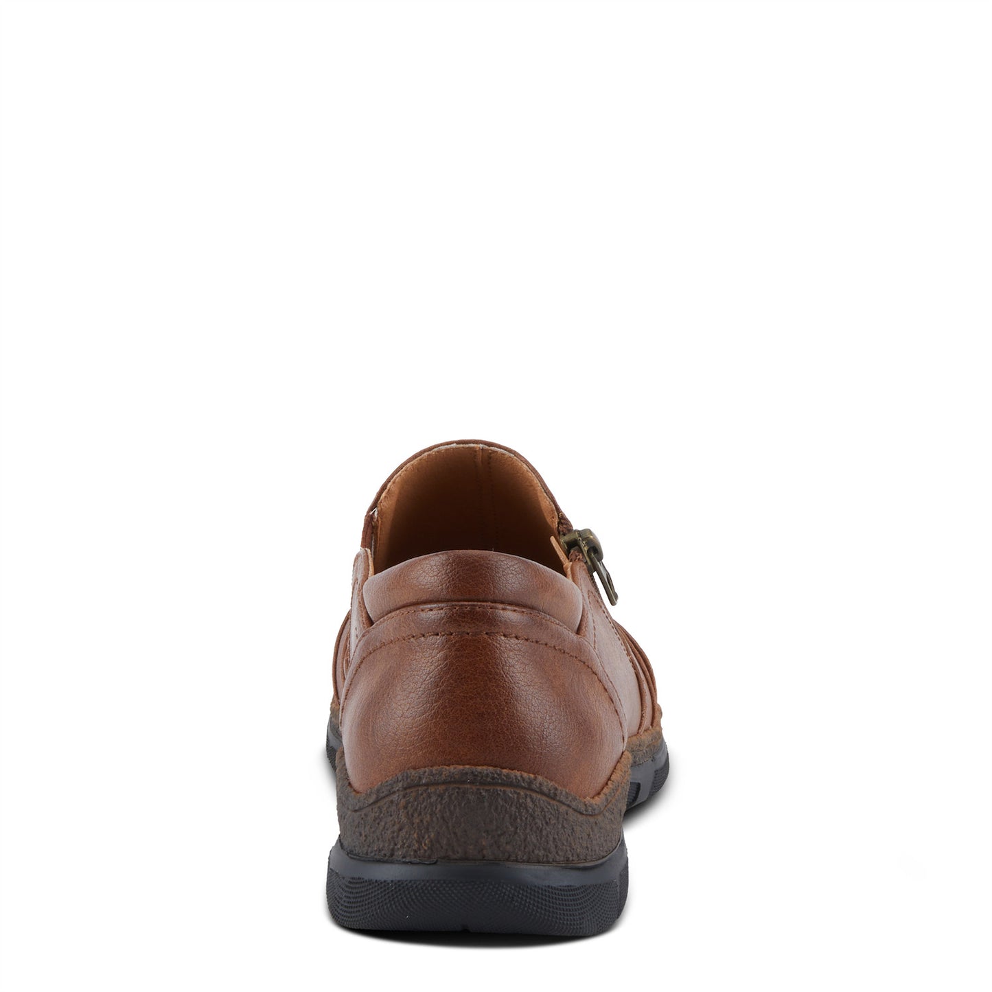 Rigny Medium Brown Slip On Wedge Shoe by PATRIZIA
