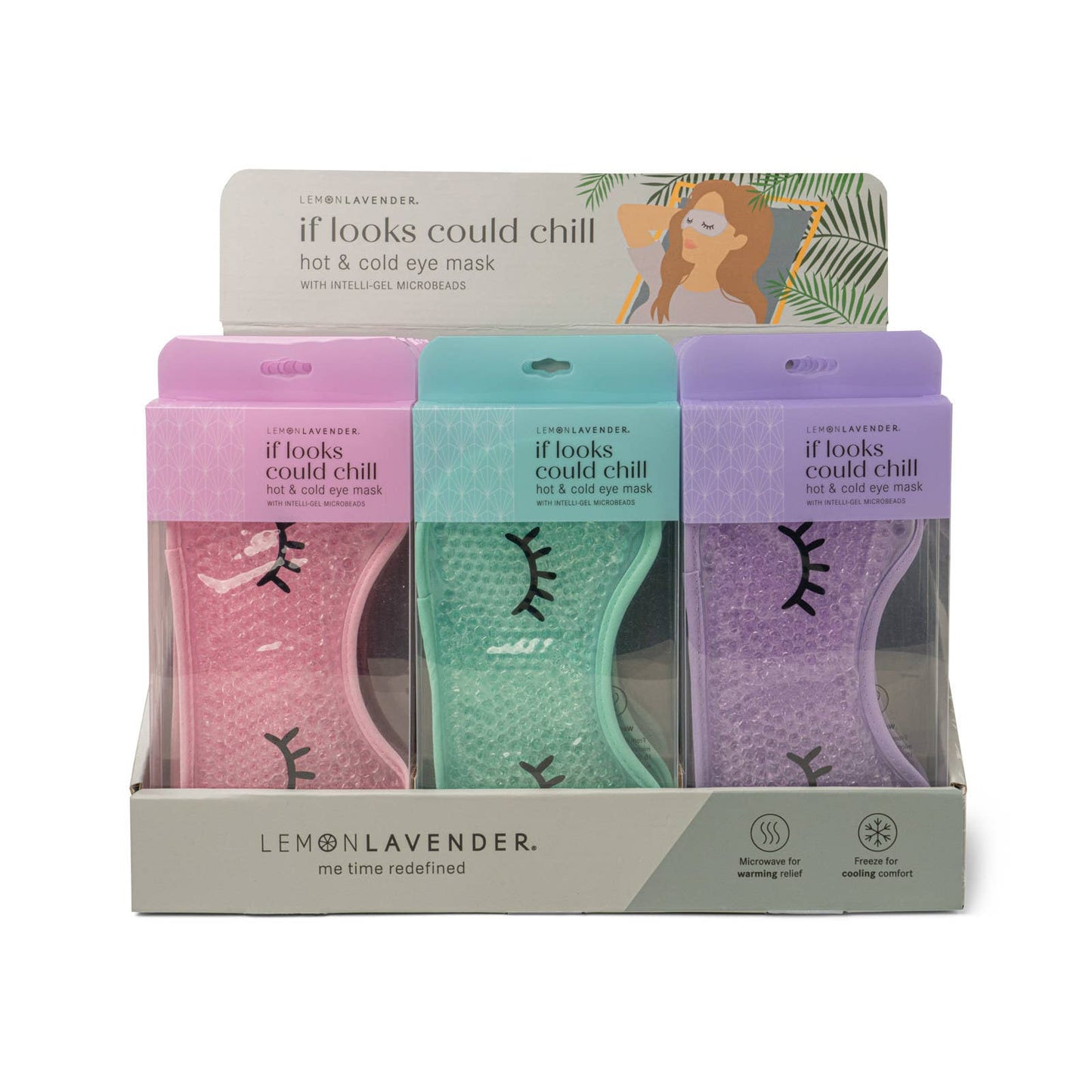 If Looks Could Chill Hot & Cold Gel Eye Mask - Lemon Lavender