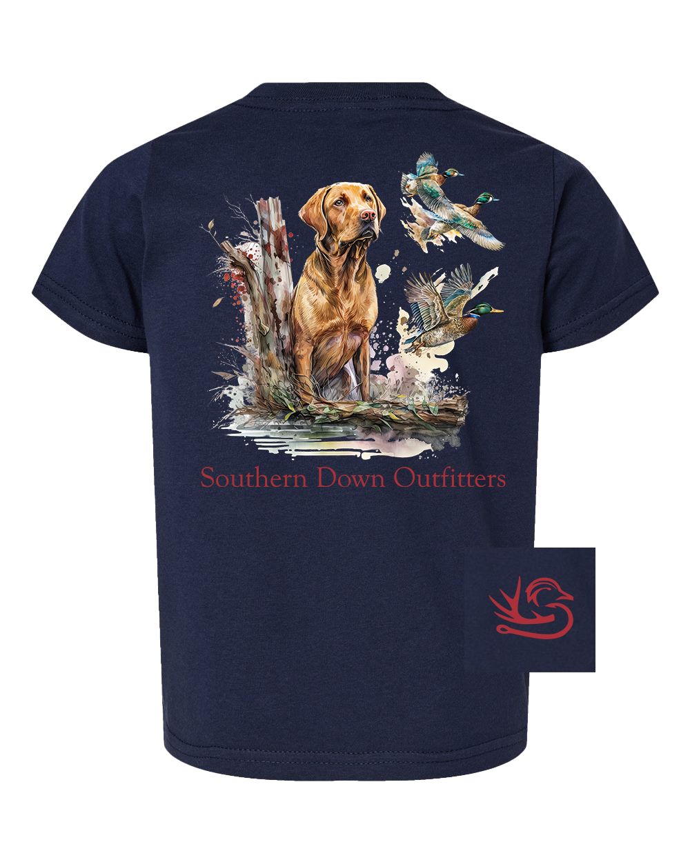 British Red Toddler Tee Southern Down Outfitters