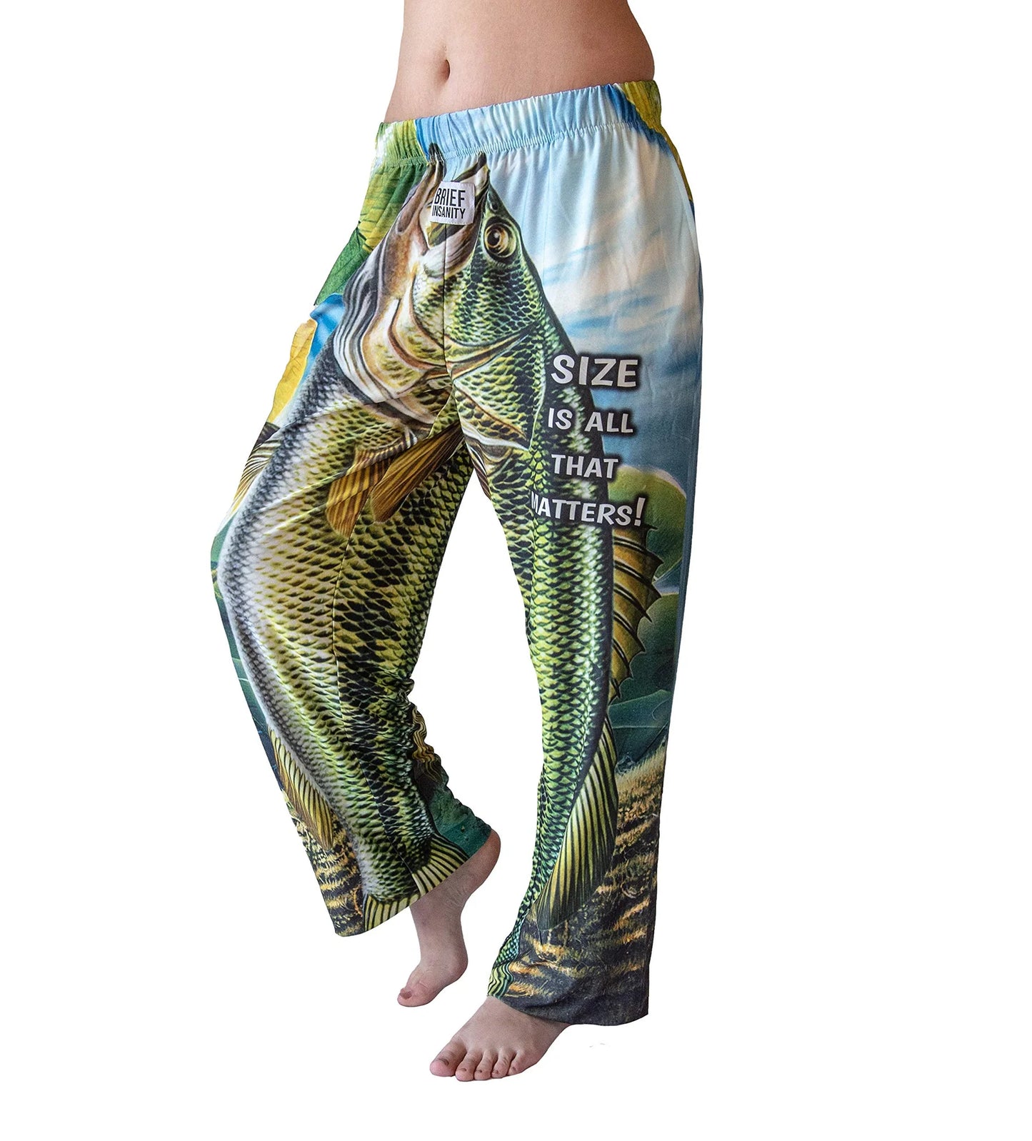 Big Fish Size Matters Lounge Pants Brief Insanity Pajama Pant