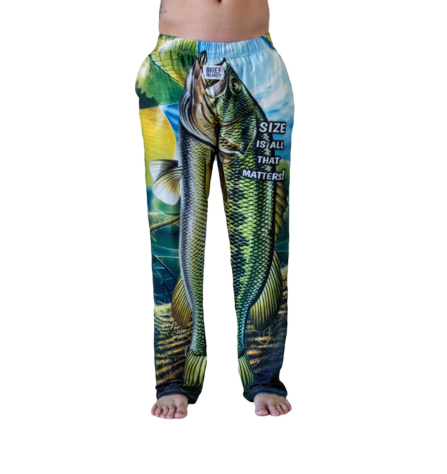 Big Fish Size Matters Lounge Pants Brief Insanity Pajama Pant
