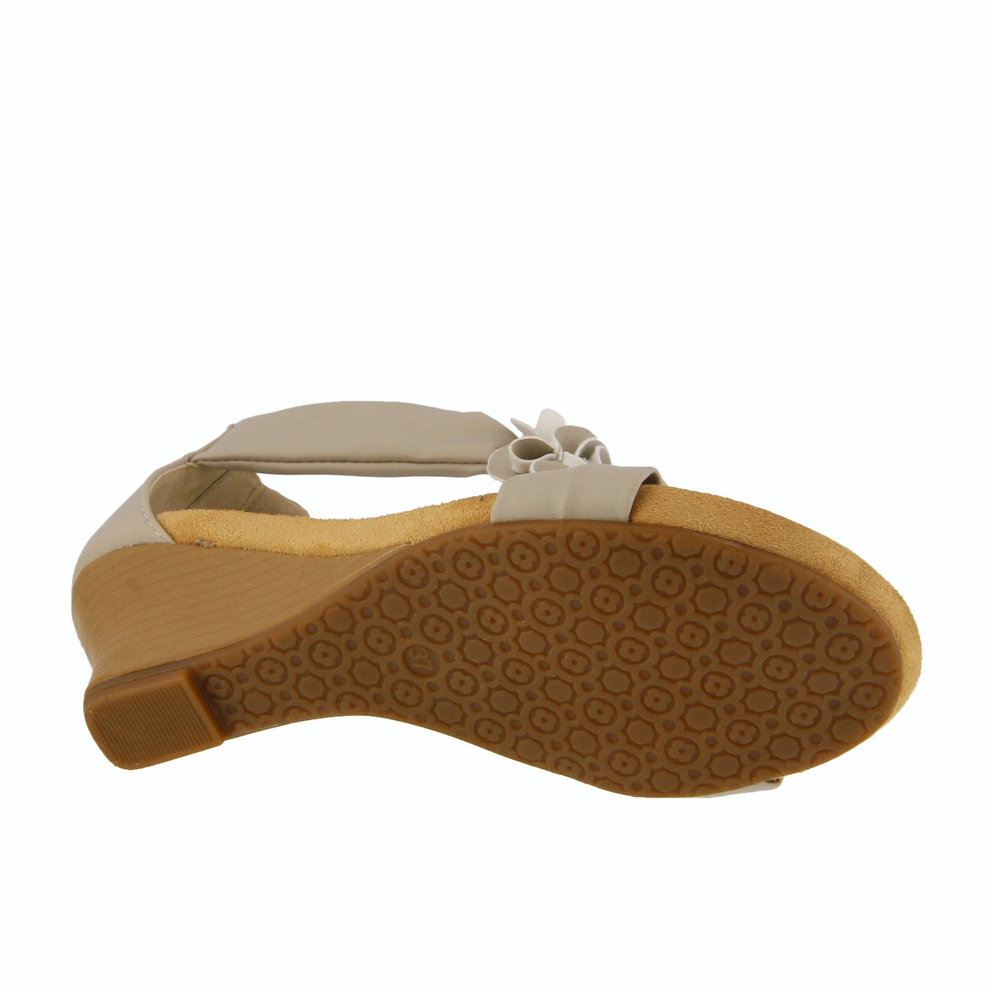 Harlequin Beige Sandal by Patrizia