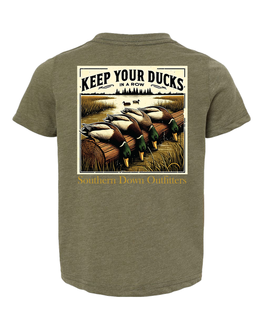 Ducks in a Row Toddler Southern Down Outfitters Short Sleeve Tee