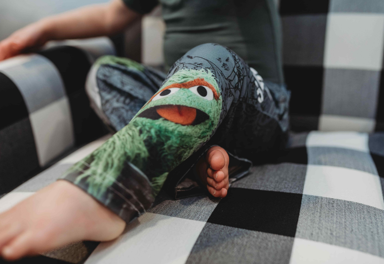 Sesame Street Oscar The Grouch BRIEF INSANITY Briefly Kid Lounge Pantsa