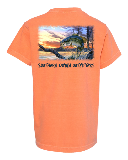 Bass Jumping Youth Tee Southern Down Outfitters