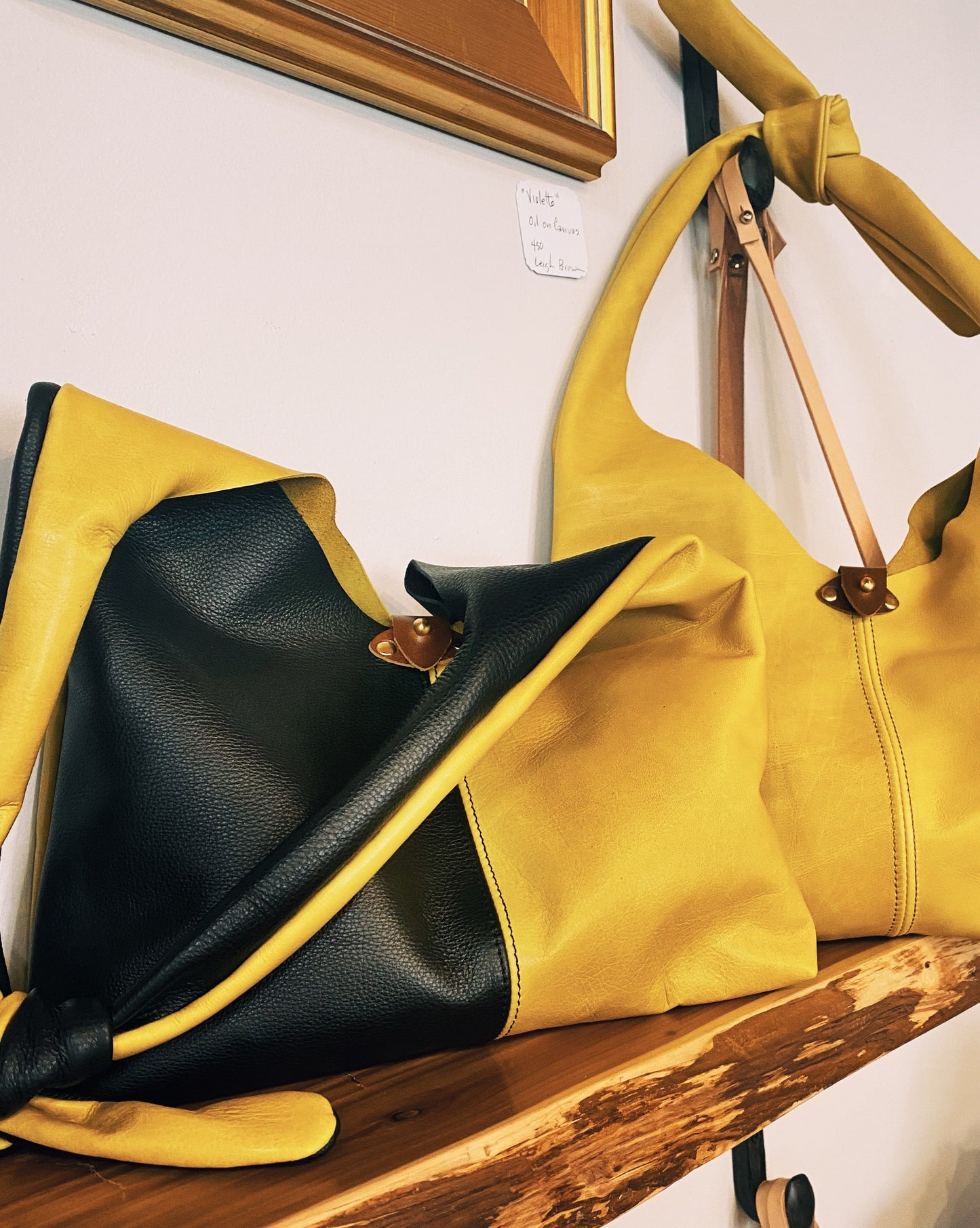 The Knotted Market Leather Tote Vol. 1