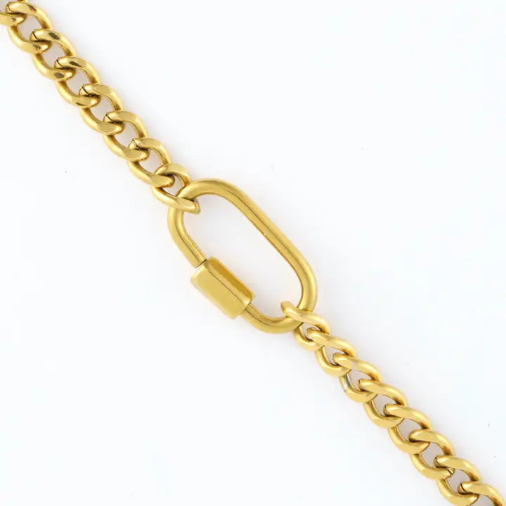 16" Functional Carabiner Necklace Narelle Waterproof Jewelry