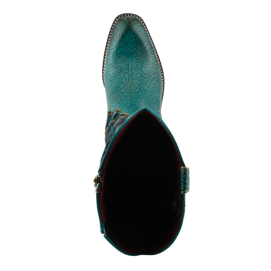 Rodeo Queen Boot Turquoise by L`ARTISTE