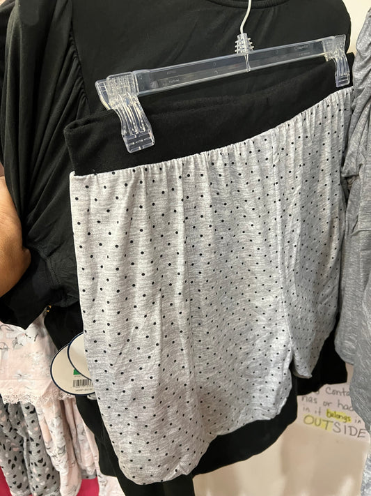 Be Kind Black & Grey Pajama Set by Sun Moon & Stars