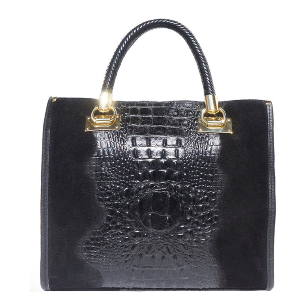 Open Tote Leather Bag