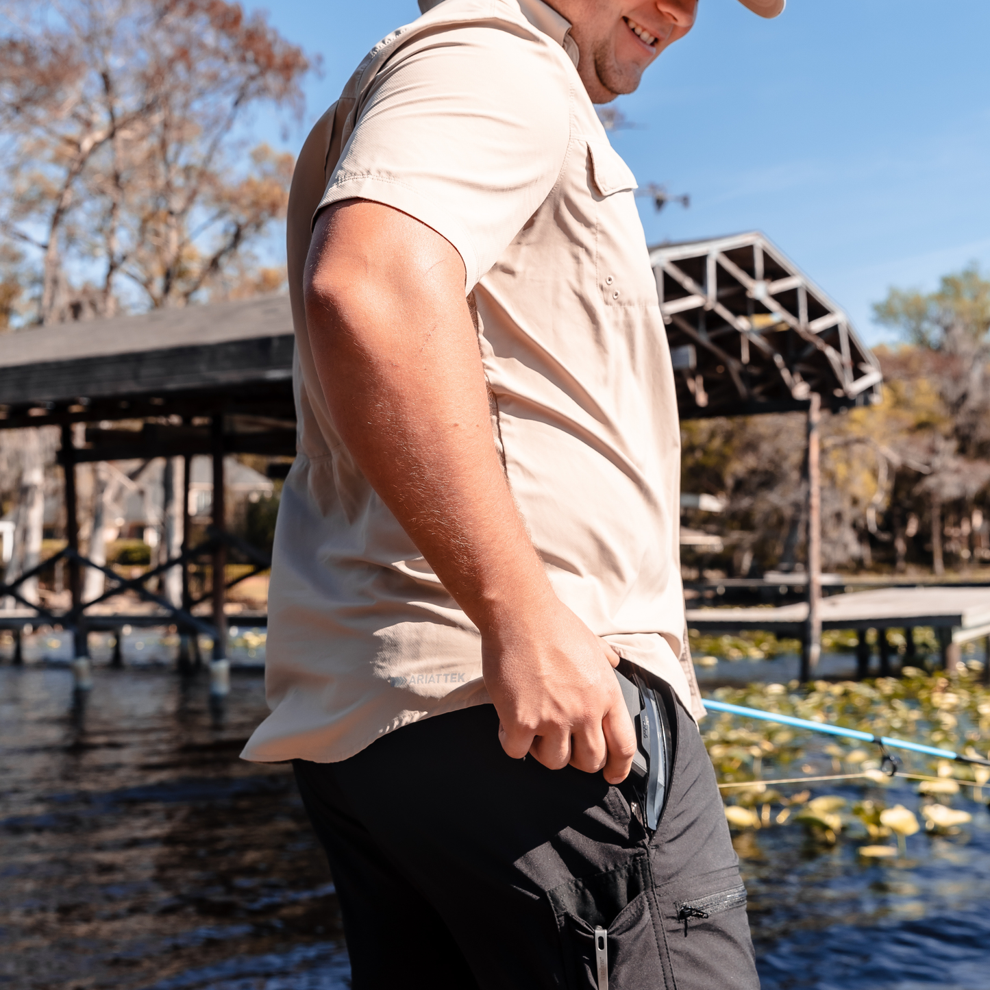 Castaway - Waterproof Pocket Outdoor Shorts by Dry Pocket Apparel