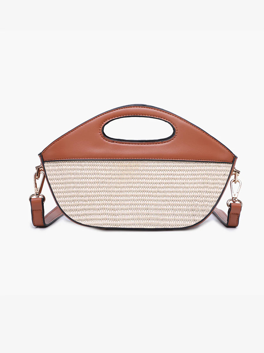 Cece Vegan Straw Bucket Bag by Jen & Co