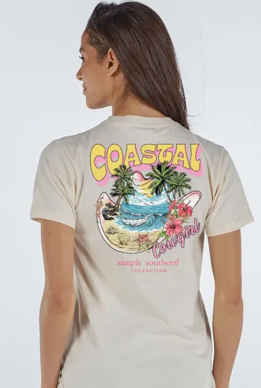 Coastal Cowgirl-Wisp - Short Sleeve Tee - #SIMPLYSOUTHERN