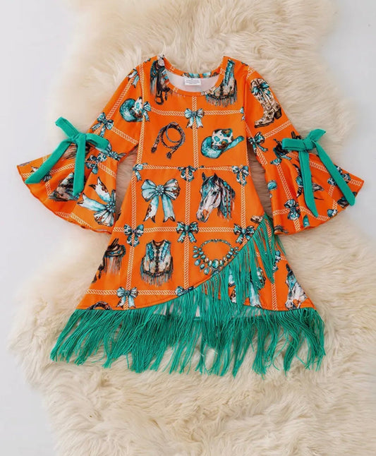 Western fringe dress