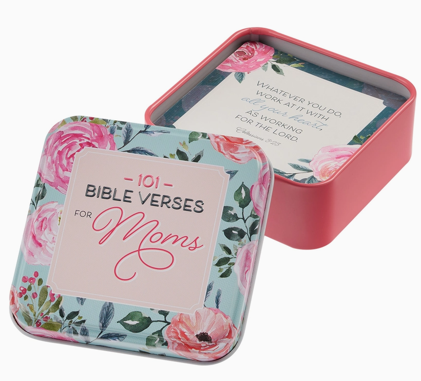 101 Bible Verses For Moms Coral Pink Scripture Cards