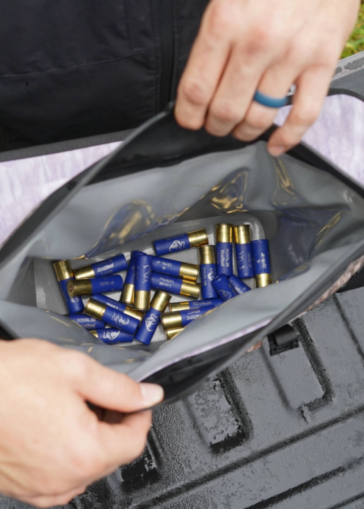 Mossy Oak - Auto-Sealing, Waterproof, Floating, Scent Proof Day-Pack Cooler by Dry Pocket Apparel