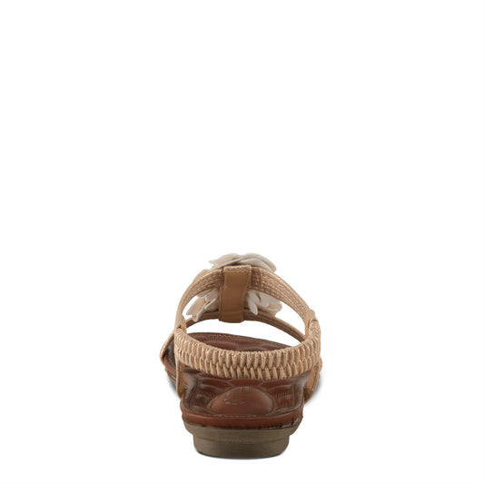 NECTARINE Rose Gold T-Strap Sandal By Patrizia