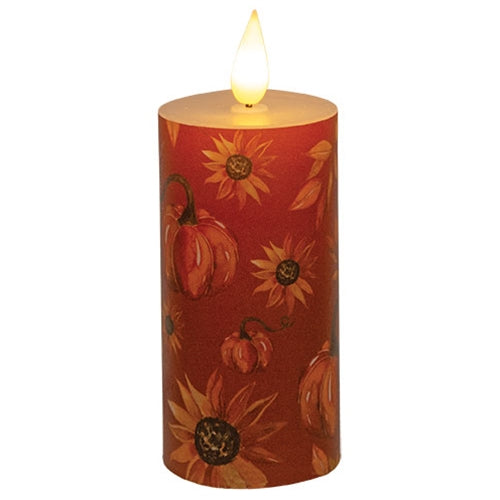 Shades of Autumn Timer Votive - 4 In H