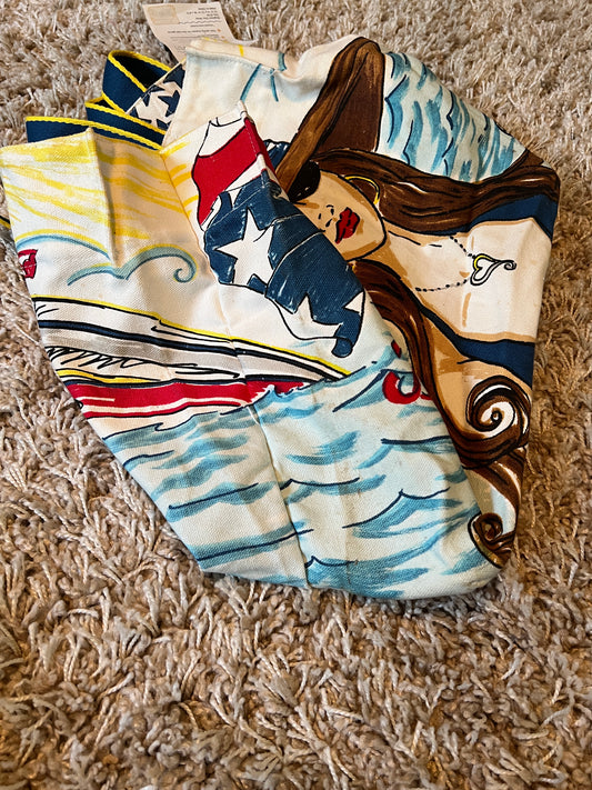 Brighton Chic Ahoy Canvas Tote Bag