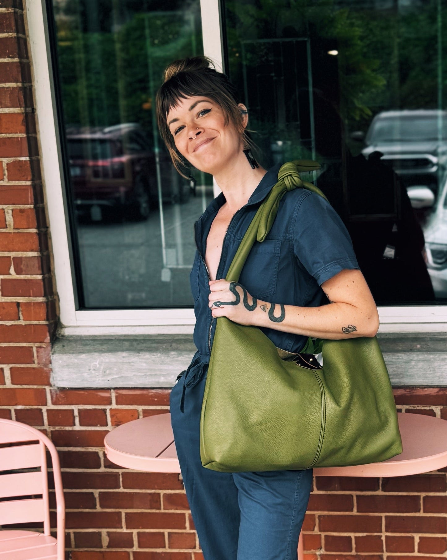 The Knotted Market Leather Tote Vol. II