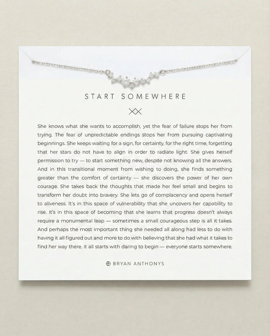 Start Somewhere Necklace