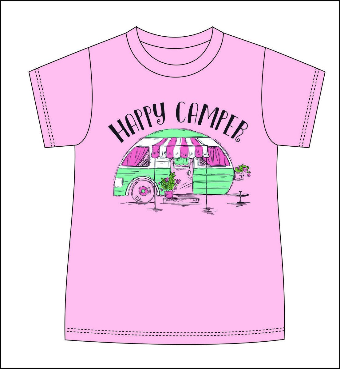 KIDS HAPPY CAMPER T-SHIRT by Jane Marie