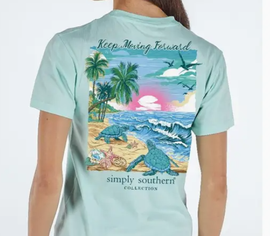 KEEP MOVING FORWARD - MINT - YOUTH Short Sleeve Tee - #SIMPLYSOUTHERN