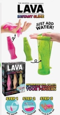Lava Instant Slime by Schylling - Each package sold separate