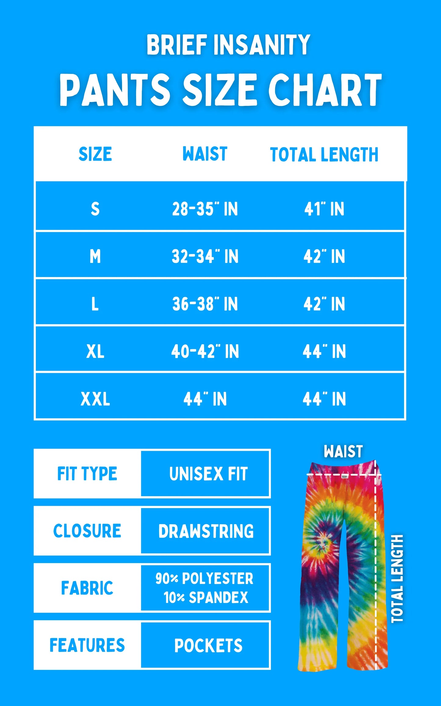 Big Fish Size Matters Lounge Pants Brief Insanity Pajama Pant