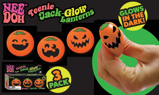 NEEDOHWEEN TEENIE JACK GLOW LANTER 3 Pack 2026 ***PREORDER***ETA 8/2/26