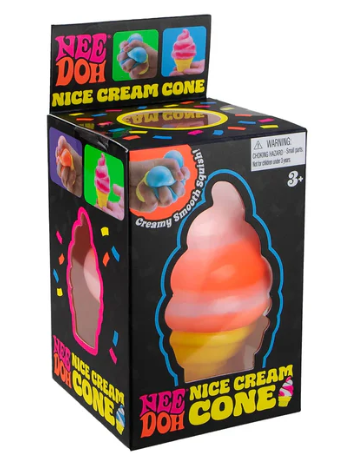 NeeDoh Fuzz Ball & Nice Cream Cone 2個セット NICE CREAM CONE NEEDOH ***PREORDER*** – DoodleBug's