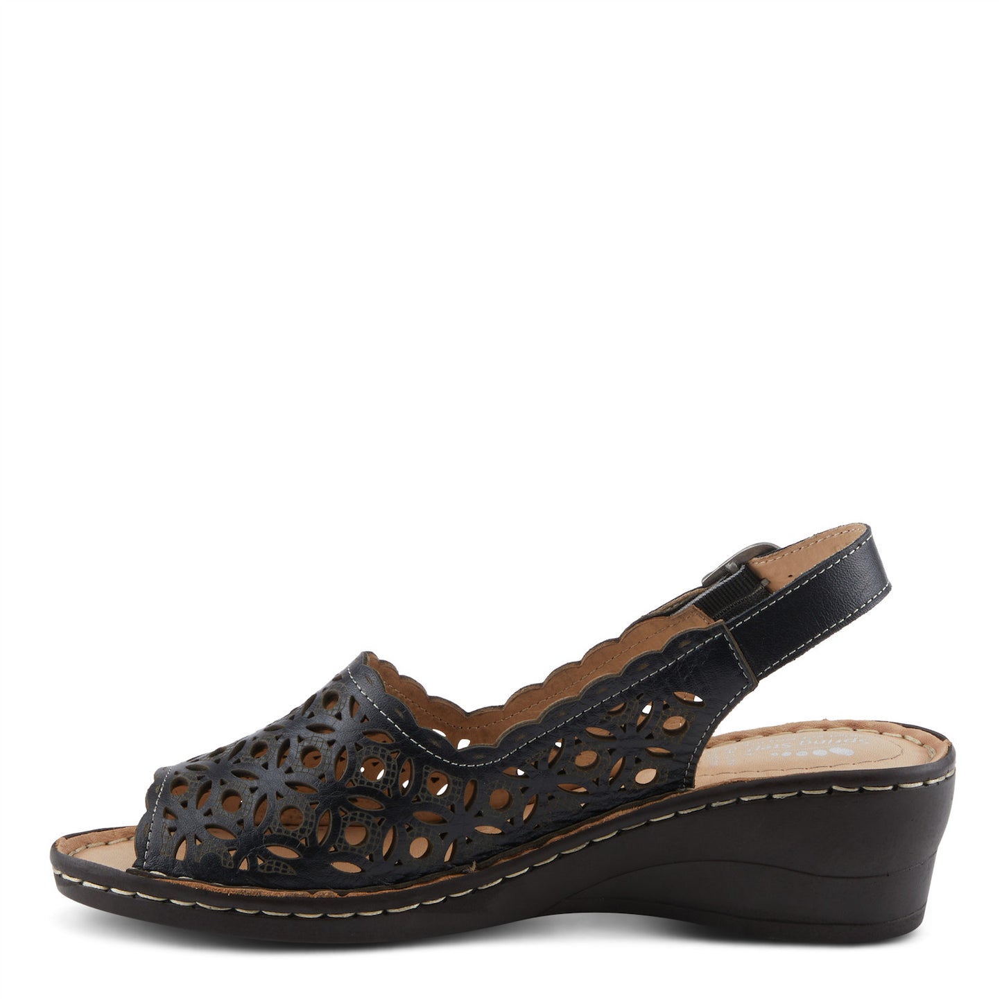 Belizana European Premium Leather Slingback Sandal Spring Step Styl