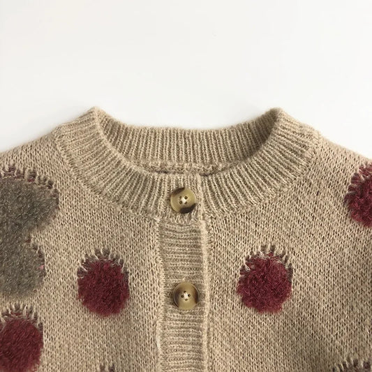 Strawberry Jacquard knitted Sweater