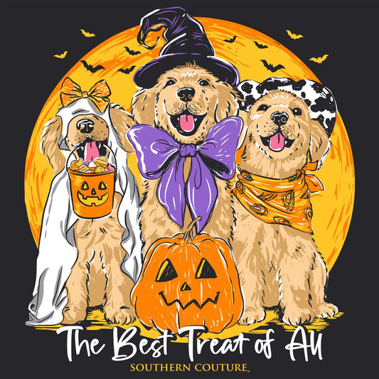 The Best Treat of All on Black Southern Couture Classic Long Sleeve Tee