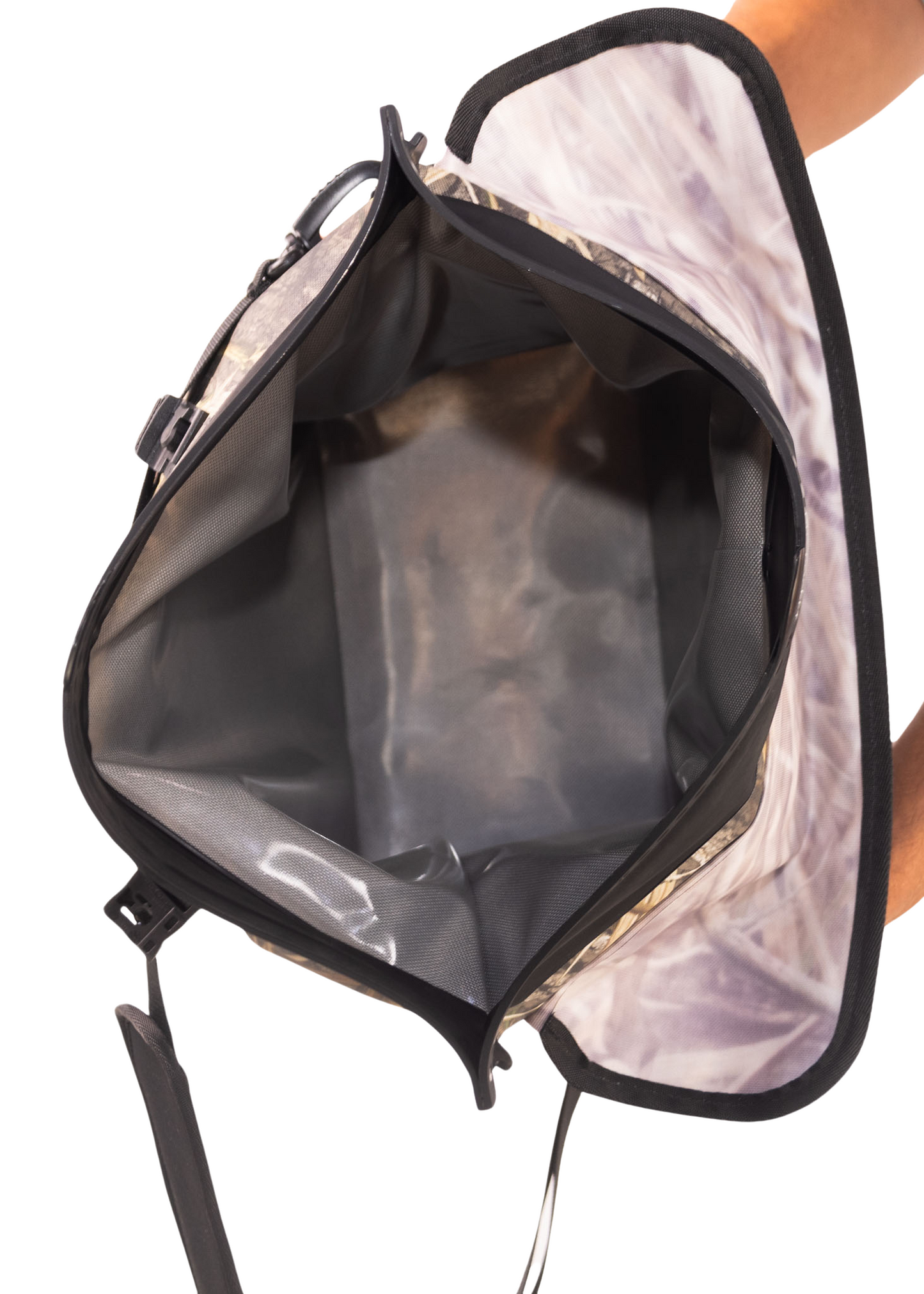 Mossy Oak - Auto-Sealing, Waterproof, Floating, Scent Proof Day-Pack Cooler by Dry Pocket Apparel