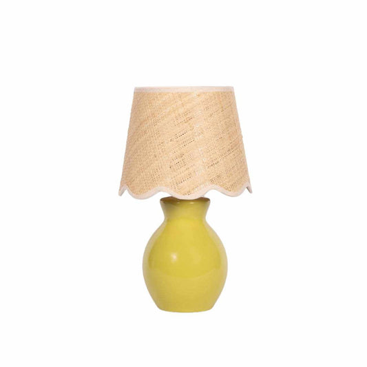Salgareda Olive Rattan Table Lamp