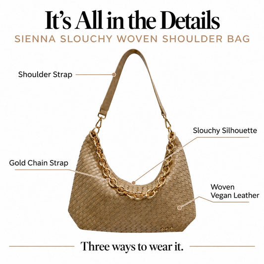 Sienna Slouchy Woven Shoulder Bag