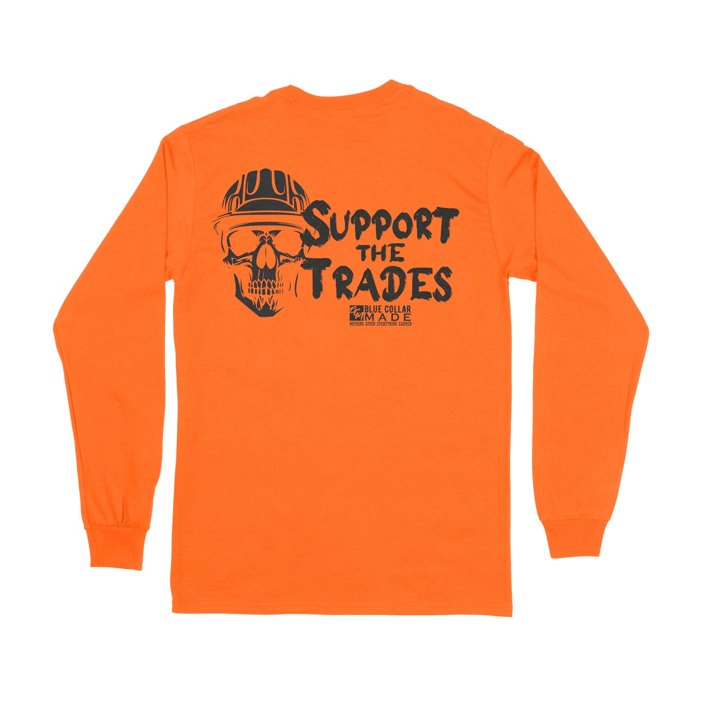 High Viz Support the Trades - Safety Orange Tee