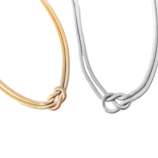 Talia Tied Necklace - WATERPROOF