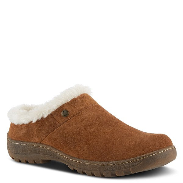 Thumper Cas Camel Suede Slip On by Spring Footwear