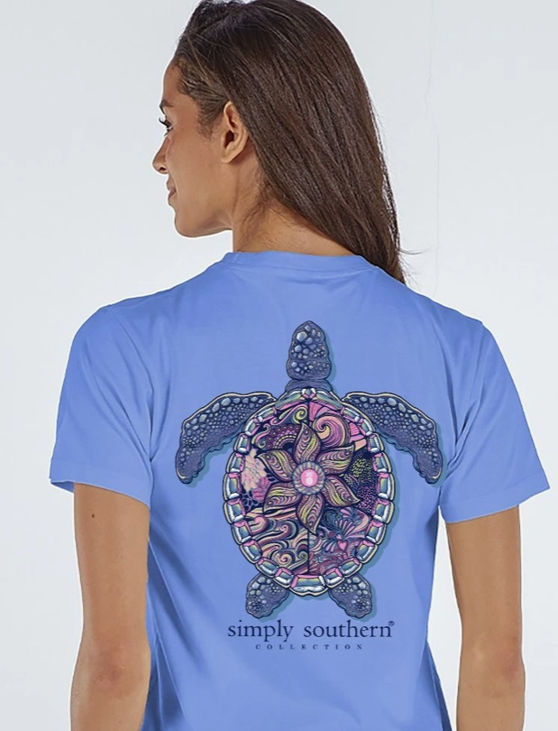 TURTLE TRACKER - MANDLA WAVE- YTH Short Sleeve Tee - #SIMPLYSOUTHERN